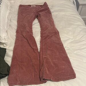 Free People Pink Flare Jeans